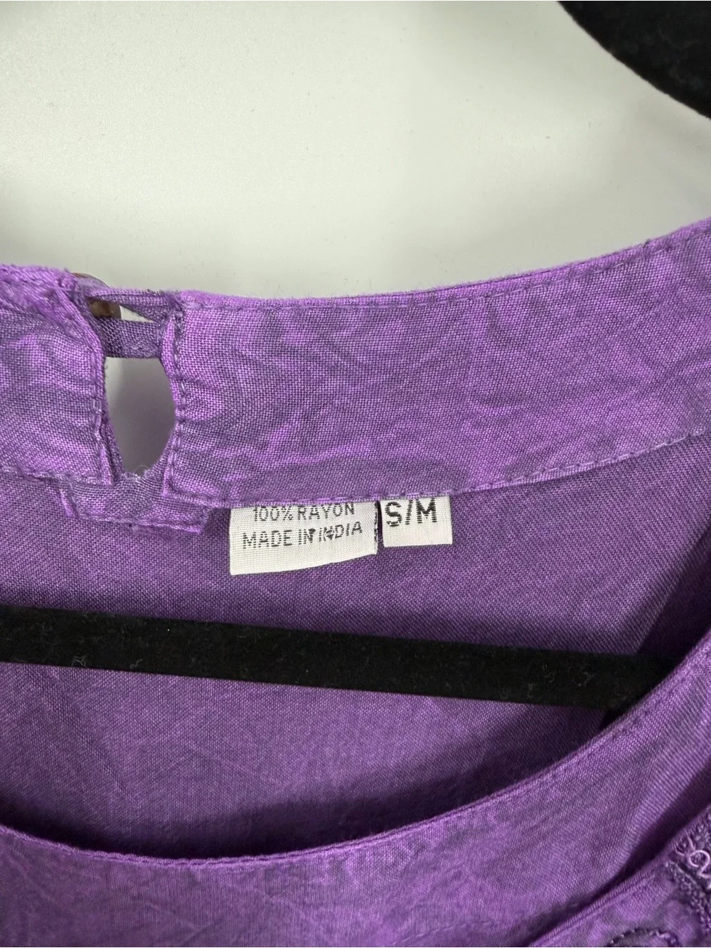 Vintage Whimsy Goth Purple Maxi Long sleeve dress - Picture 5 of 12